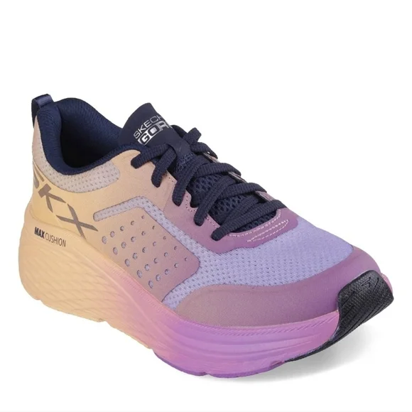 Skechers Women's Max Cushioning Pro Elite- Purple, Pink and Orange Sz 7 EUC - Picture 5 of 8